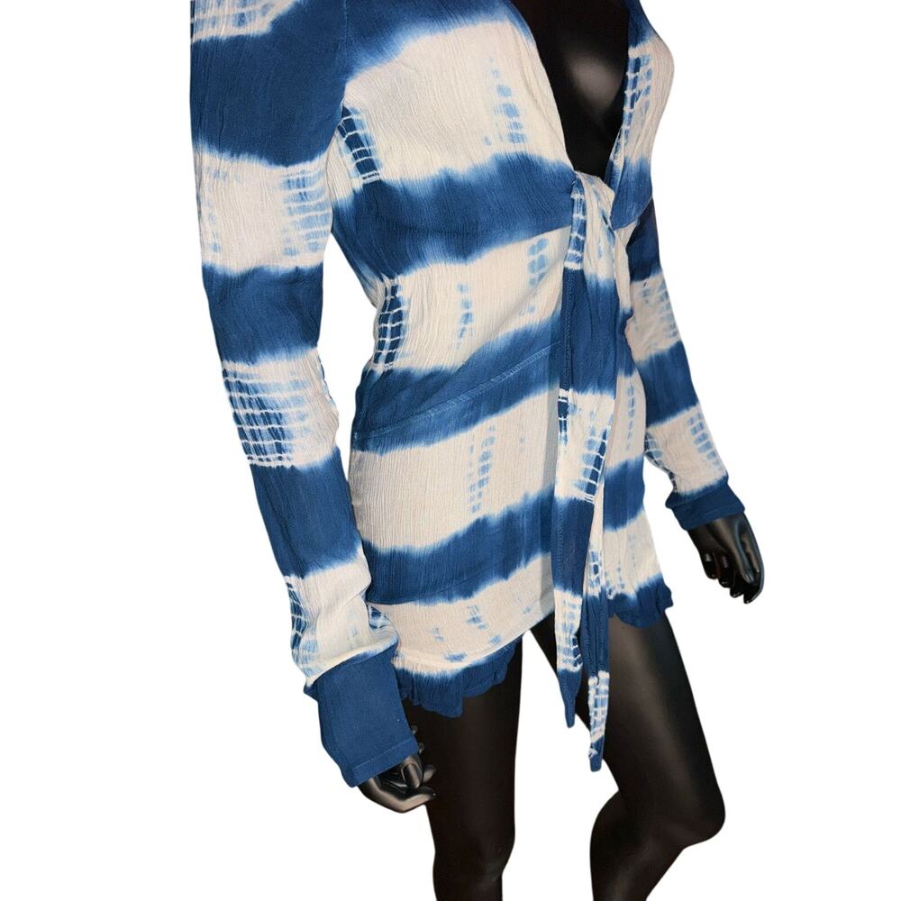 Raga Anthropologie Tie-Dye Plunge Romper Medium NWT - Picture 9 of 10